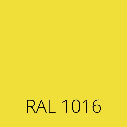Sticlă colorată RAL 1016 - sulfur galben