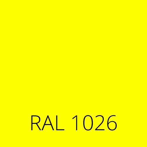 Sticlă colorată RAL 1026 - galben luminos