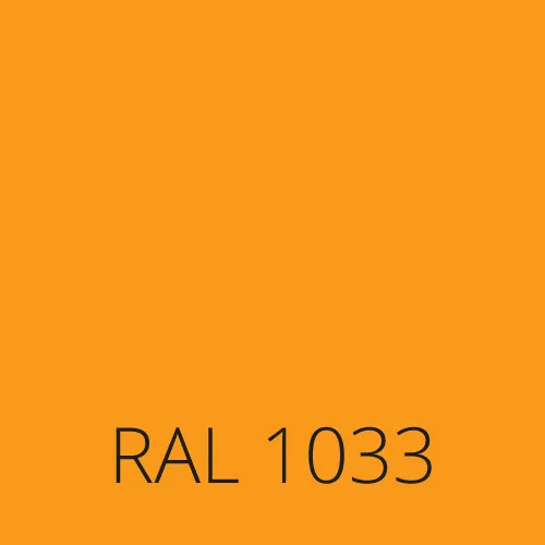 Sticlă colorată RAL 1033 - galben dalia