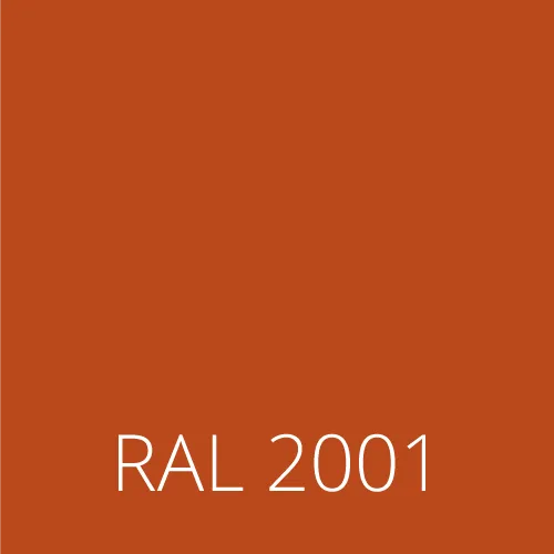 Sticlă colorată RAL 2001 - roșu portocaliu