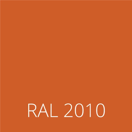 Sticlă colorată RAL 2010 - portocaliu signal