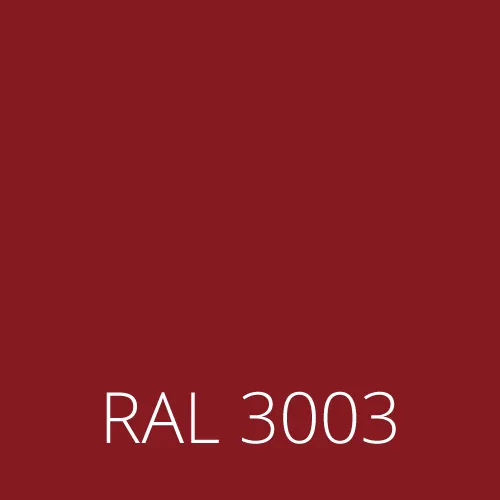 Sticlă colorată RAL 3003 - rubiniu roșu