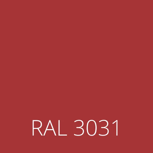Sticlă colorată RAL 3031 - orient roșu