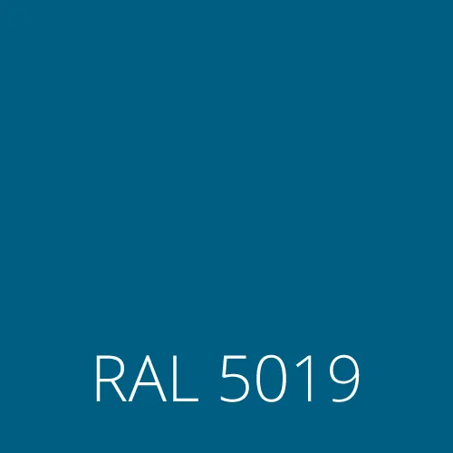 Sticlă colorată RAL 5019 - capri albastru