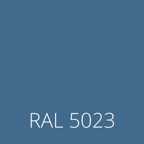 Sticlă colorată RAL 5023 - distant albastru