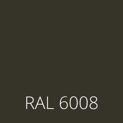 Sticlă colorată RAL 6008 - maro verde