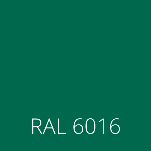 Sticlă colorată RAL 6016 - turcoaz verde