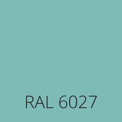 Sticlă colorată RAL 6027 - deschis verde