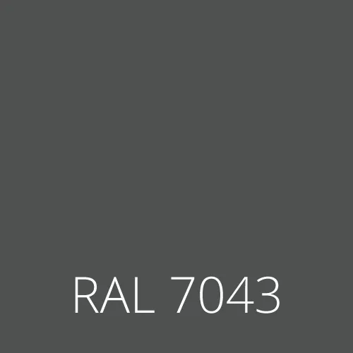 Sticlă colorată RAL 7043 - gri b