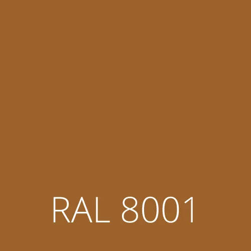 Sticlă colorată RAL 8001 - ochre maro