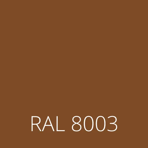 Sticlă colorată RAL 8003 - clay maro