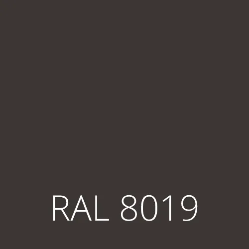 Sticlă colorată RAL 8019 - gri maro