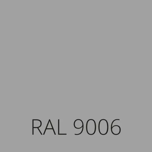 Sticlă colorată RAL 9006 - alb aluminium