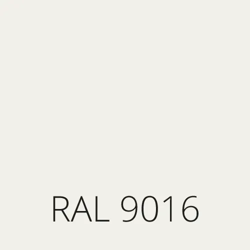 Sticlă colorată RAL 9016 - de trafic alb