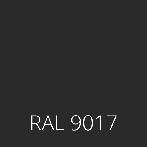 Sticlă colorată RAL 9017 - negru de trafic
